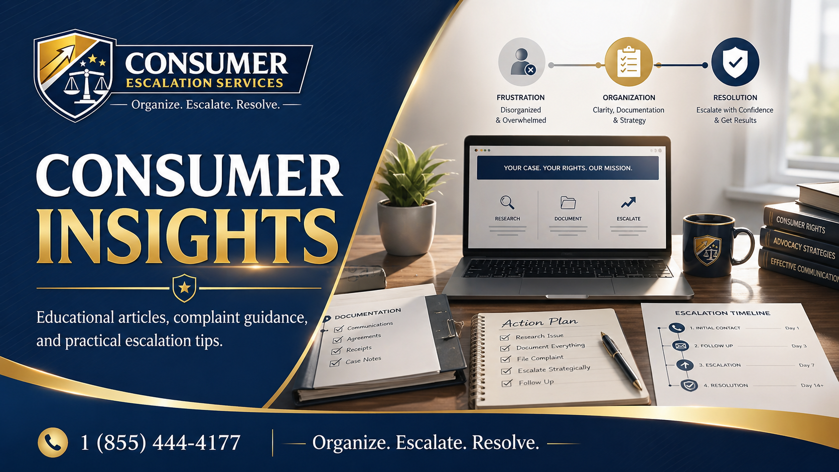 Consumer Insights from Consumer Escalation Services — educational articles and complaint guidance