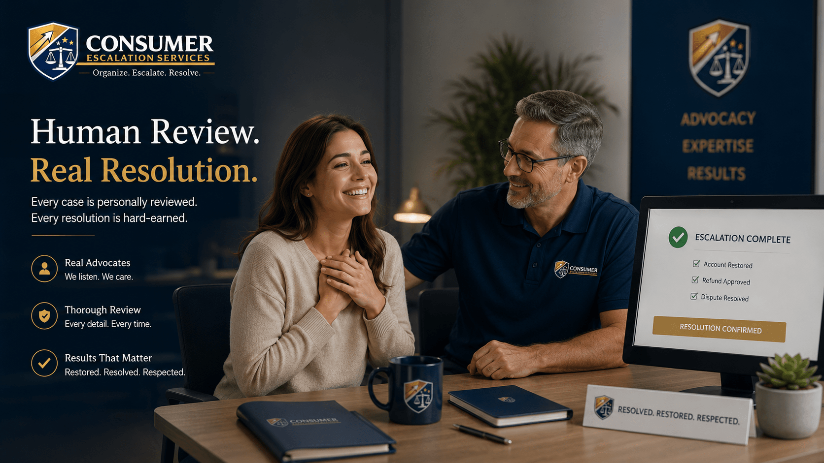 Consumer Escalation Services Algorithmic Escalation helping consumers reach human review after automated decisions and AI denials.