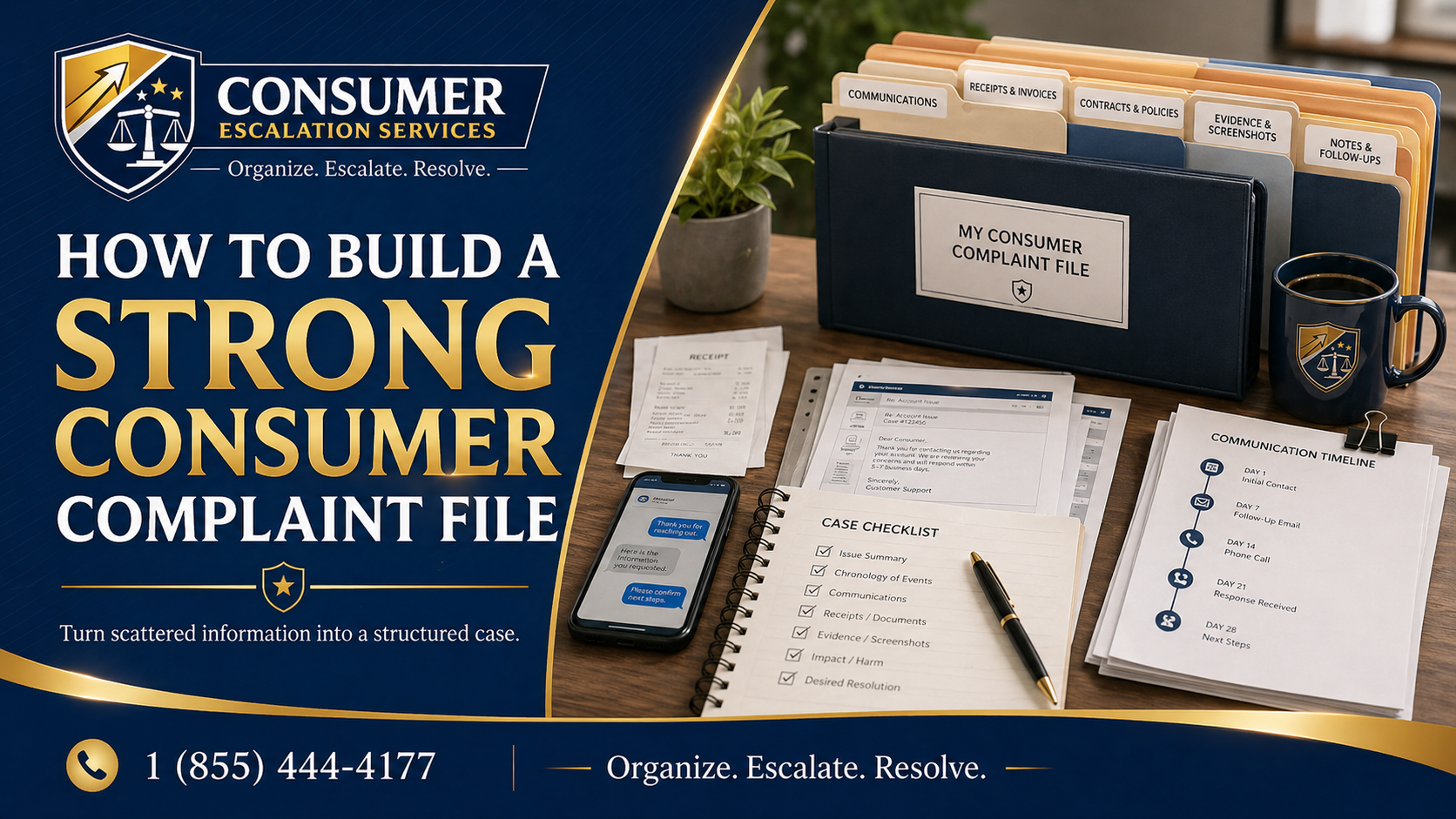 How to build a strong consumer complaint file — timelines, receipts, screenshots, and supporting documents